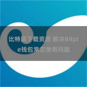 比特派下载资源 解决Bitpie钱包常见使用问题