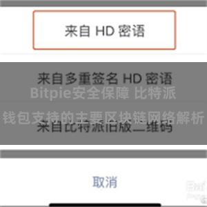 Bitpie安全保障 比特派钱包支持的主要区块链网络解析