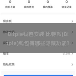 Bitpie钱包安装 比特派(Bitpie)钱包有哪些隐藏功能？