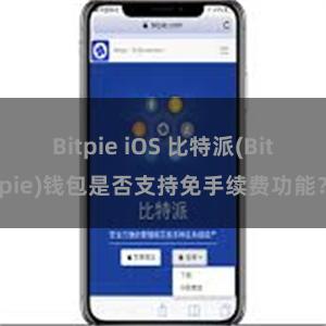 Bitpie iOS 比特派(Bitpie)钱包是否支持免手续费功能？